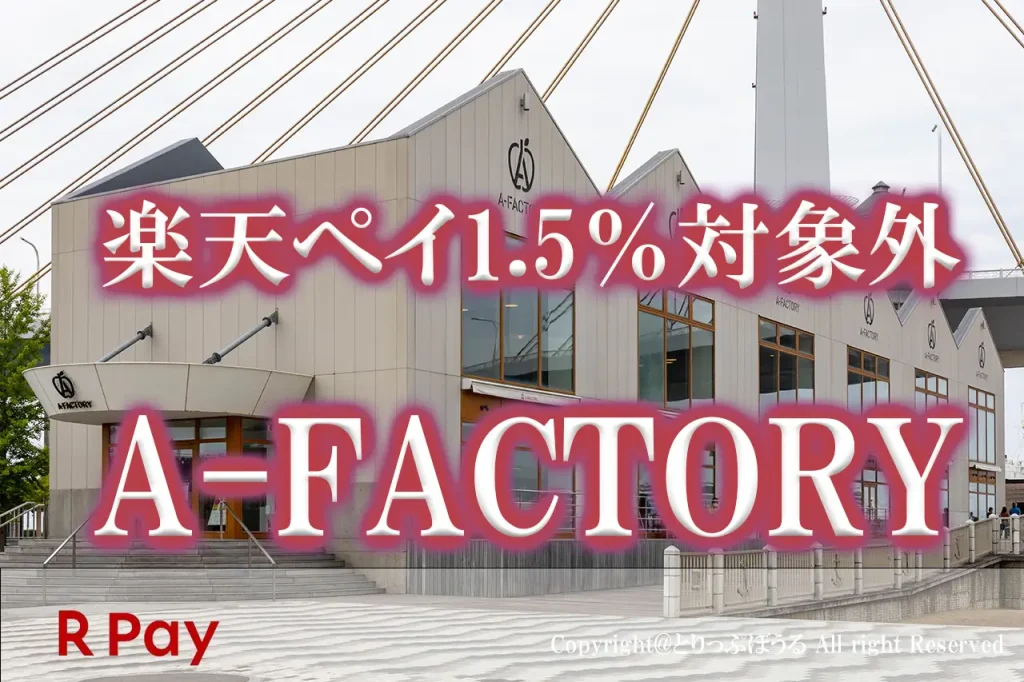 A-FACTORY楽天ペイ対象外