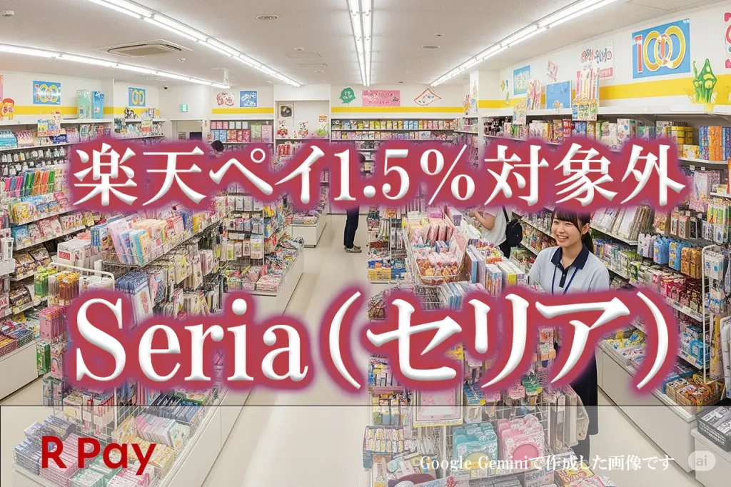 Seria（セリア）楽天ペイ対象外