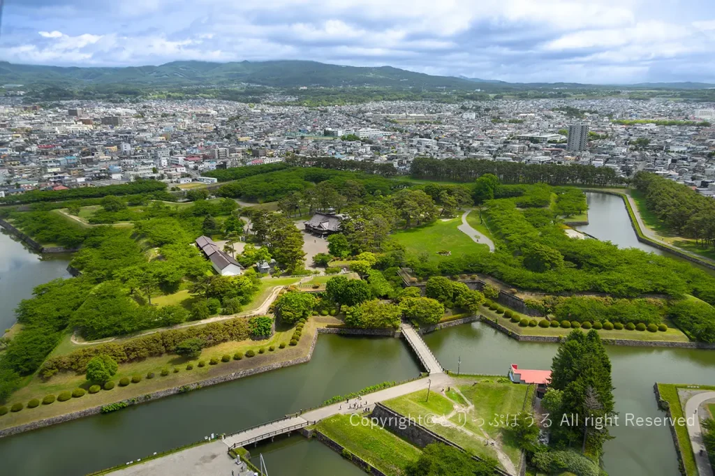 新緑6月の五稜郭