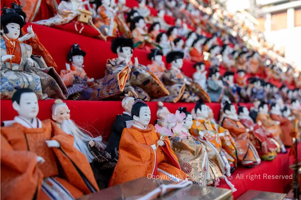 勝浦ひな祭り墨名交差点ひな人形